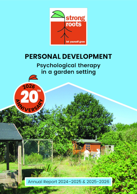 Cover for the Strong Roots Annual Reports for 2024-2025 & 2025-2026